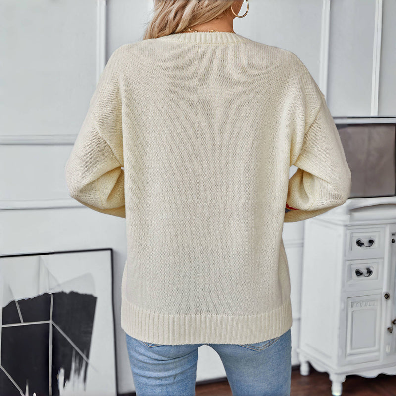 Sophie – Casual Rainbow Knit Jumper