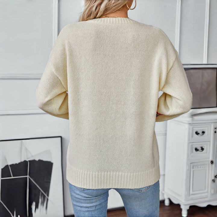 Sophie – Casual Rainbow Knit Jumper